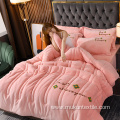 Embroidery Hypoallergenic thick winter Quilted Comforter